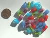 30 12mm Two Tone Rectangle Mix